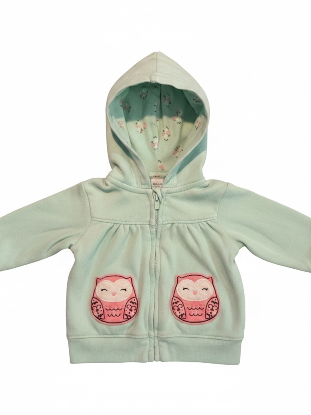 Carters zip up hoodie jacket